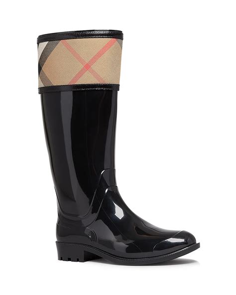 buy burberry crosshill rain boot women|bloomingdale's burberry boots.